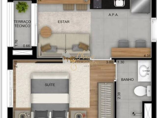Kitnet para Venda em São Paulo - 5