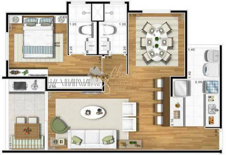 Apartamento, 2 quartos, 63 m² - Foto 26