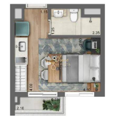 Kitnet-Studio, 21 m² - Foto 7