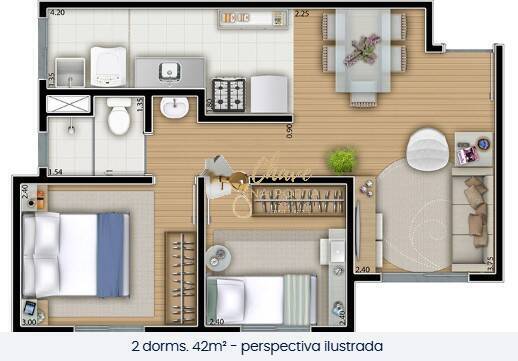 Apartamento, 2 quartos, 42 m² - Foto 24